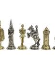 CAMELOT | Metal Chess Pieces | Gold & Silver | 90mm King | 50M