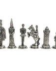 CAMELOT | Metal Chess Pieces | Gold & Silver | 90mm King | 50M
