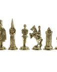 CAMELOT | Metal Chess Pieces | Gold & Silver | 90mm King | 50M