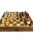 Travel Chess Set | Wooden | Magnetic | Folding | 25cm