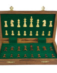 Travel Chess Set | Wooden | Magnetic | Folding | 25cm