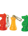 Knight, Bishop and Rook Coloured Keyrings