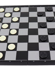 Travel Chess & Checkers Set | Plastic | Magnetic | Folding | 36cm