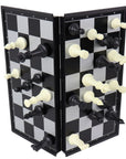 Travel Chess & Checkers Set | Plastic | Magnetic | Folding | 36cm