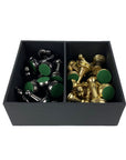 STAUNTON | Solid Brass | Black & Gold | 105mm King