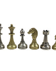 MIGNON FLOWER | Metal Chess Pieces | Gold & Silver | 50mm King | 65M