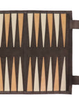 Leather Roll-up Backgammon | 38cm
