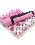 Pink Vinyl roll-up set | medium