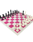 pink vinyl roll-up / coloured (large)