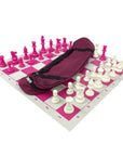 pink vinyl roll-up / coloured (large)