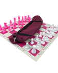 pink vinyl roll-up / coloured (large)