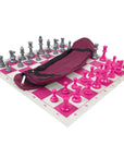 pink vinyl roll-up / coloured (large)