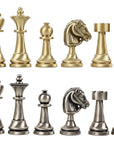 STAUNTON | Solid Brass | Gold & Silver | 70mm King | 29B