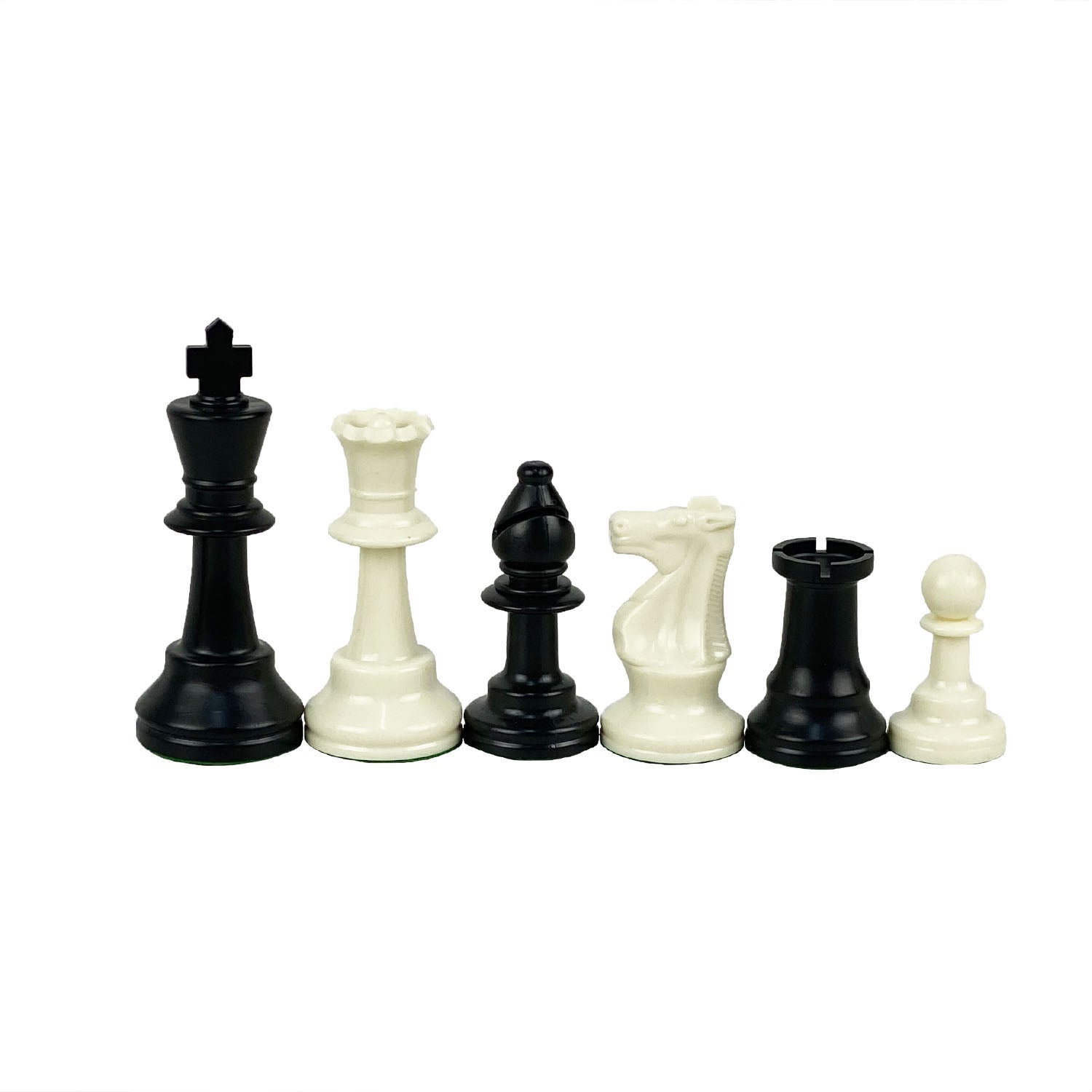 STANDARD TOURNAMENT | Hard Plastic | Black & Ivory | 3.75" | 95mm | 930 grams *weighted