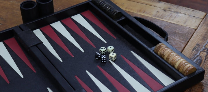 Leather Backgammon