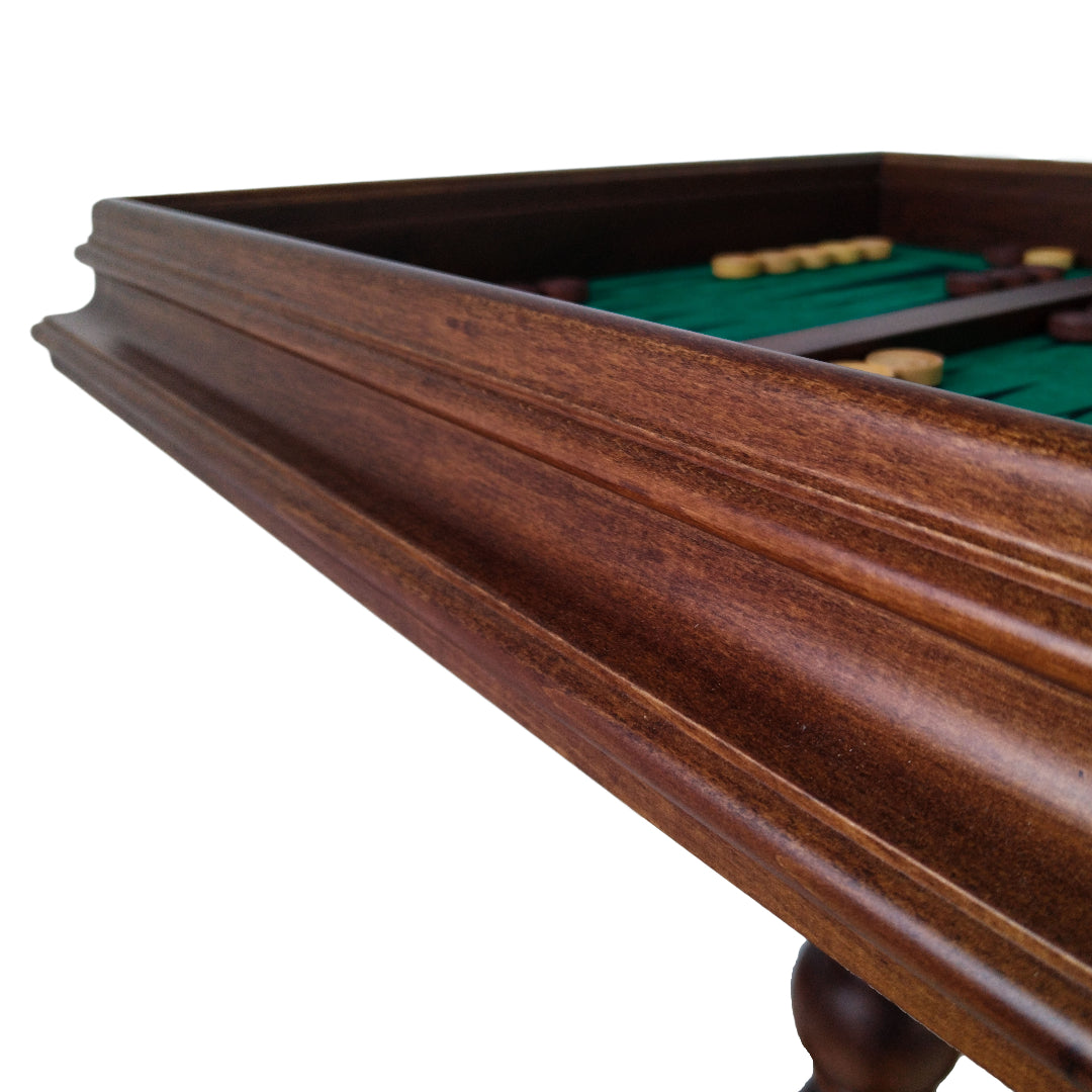 TILIA TABLE WITH BRIAR ELM CHESSBOARD | Backgammon Inside | 62mm Squares | TAV450