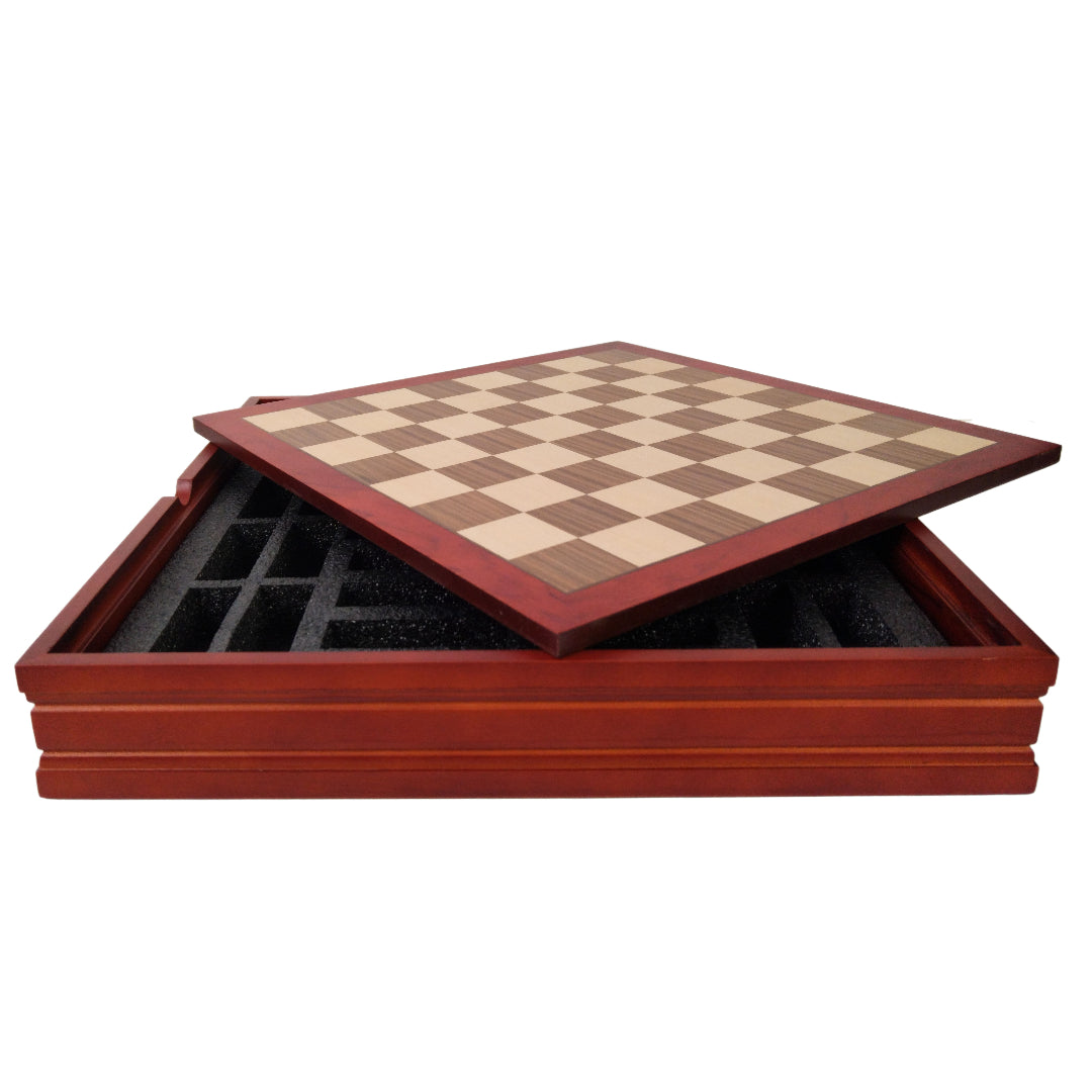 WALNUT MAPLE MATTE FINISH | Storage Box | 3.7cm Squares | B08943