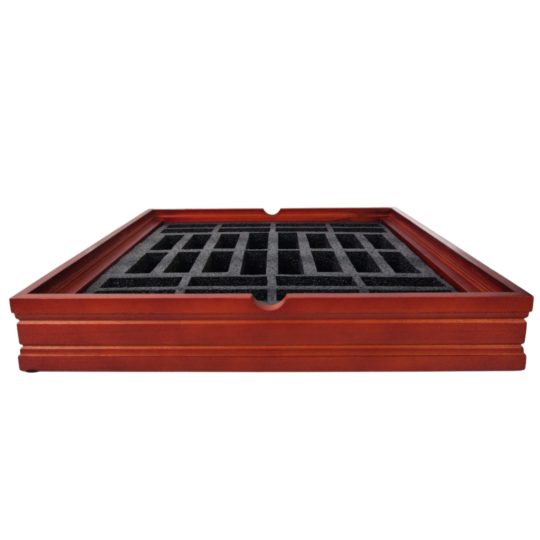 WALNUT MAPLE MATTE FINISH | Storage Box | 3.7cm Squares | B08943