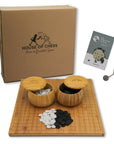 Go Set | Bamboo | Ceramic Stones