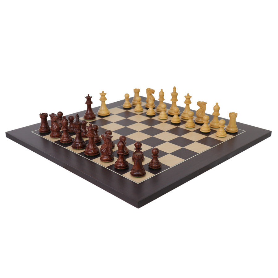 STALLION KNIGHT | Anjan Wood | 78mm King | Wenge Maple Board | 45mm Squares