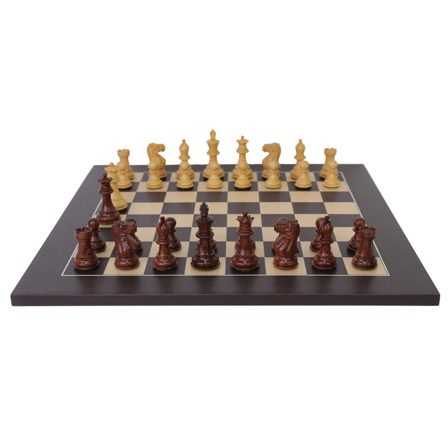 STALLION KNIGHT | Anjan Wood | 78mm King | Wenge Maple Board | 45mm Squares