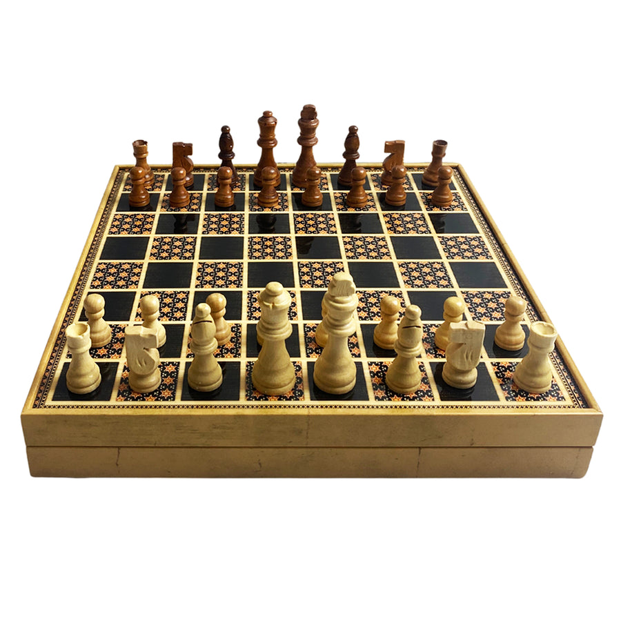 Khatam Chess Board | Wooden pieces