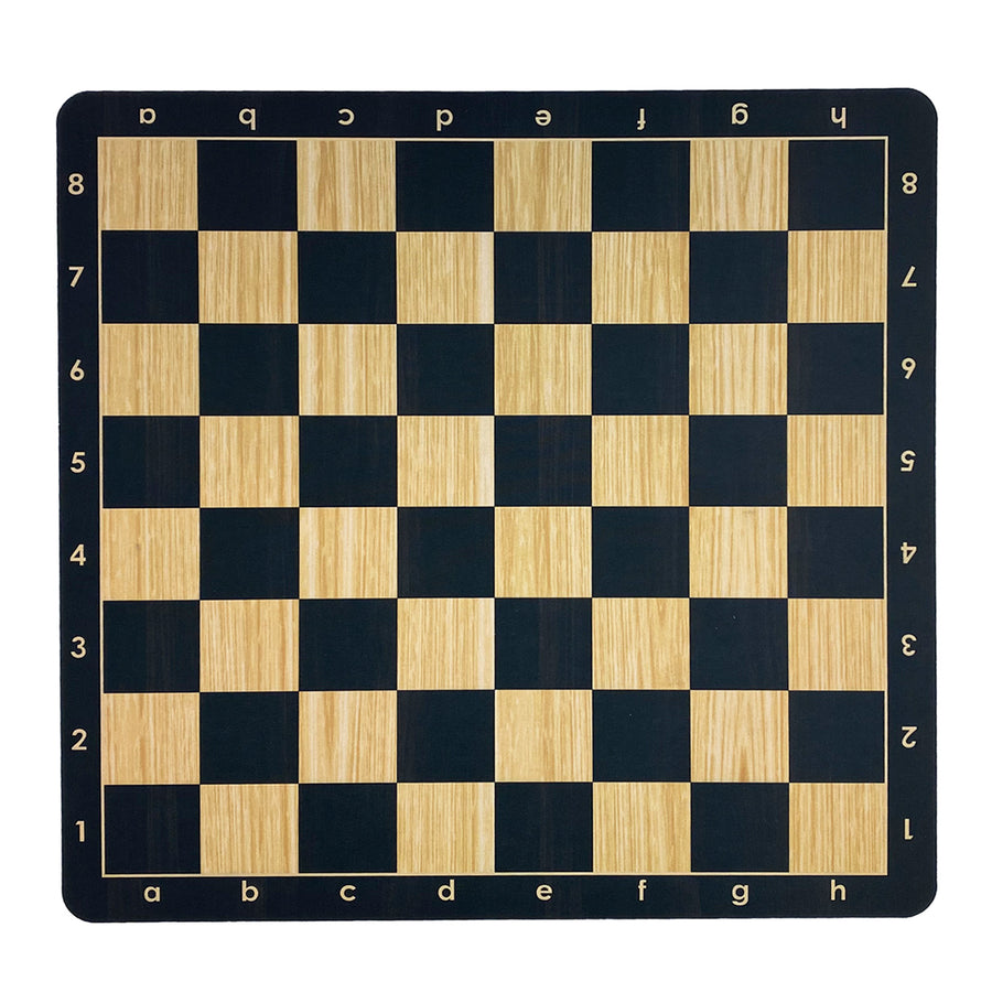 Mousepad wood grain chess board | large