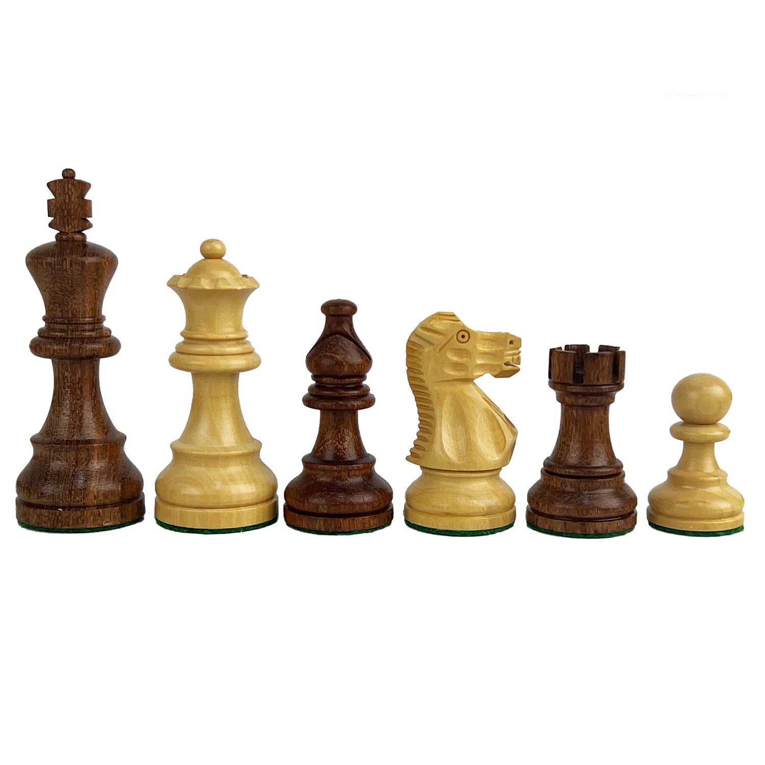 AMERICAN STAUNTON | Economy Walnut &amp; Maple with notation board (medium)