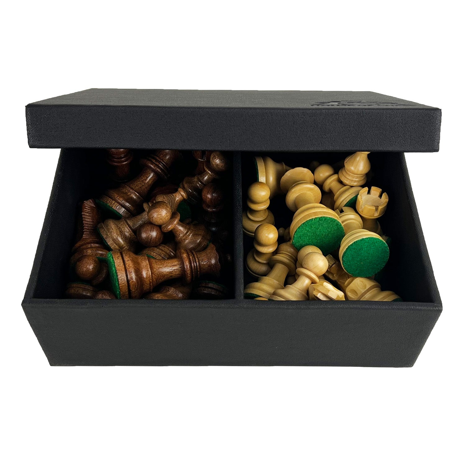 AMERICAN STAUNTON | Economy Walnut &amp; Maple with notation board (medium)