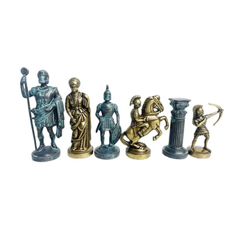 GREEK ARCHERS | Zinc | Blue & Bronze | 3.75