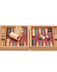 Backgammon | Red Natural Cork | 30cm | BFF3RED