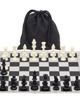 Vinyl Roll-up Tournament Set | Drawstring Bag | 50 mm Squares