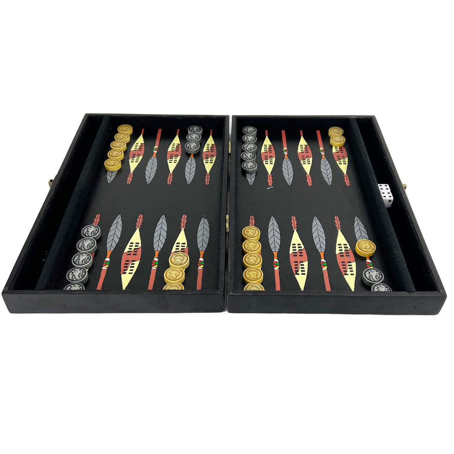 Backgammon African themed