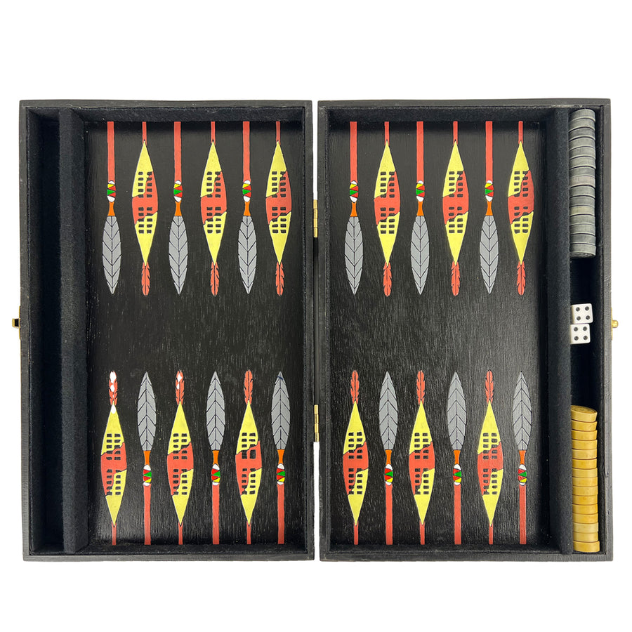 Backgammon African themed