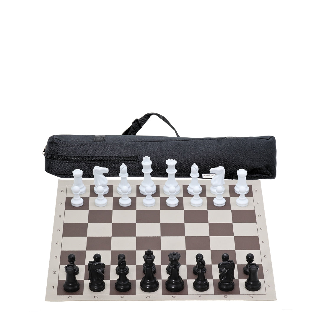 Brown Vinyl Roll-Up Set | 50 mm Squares