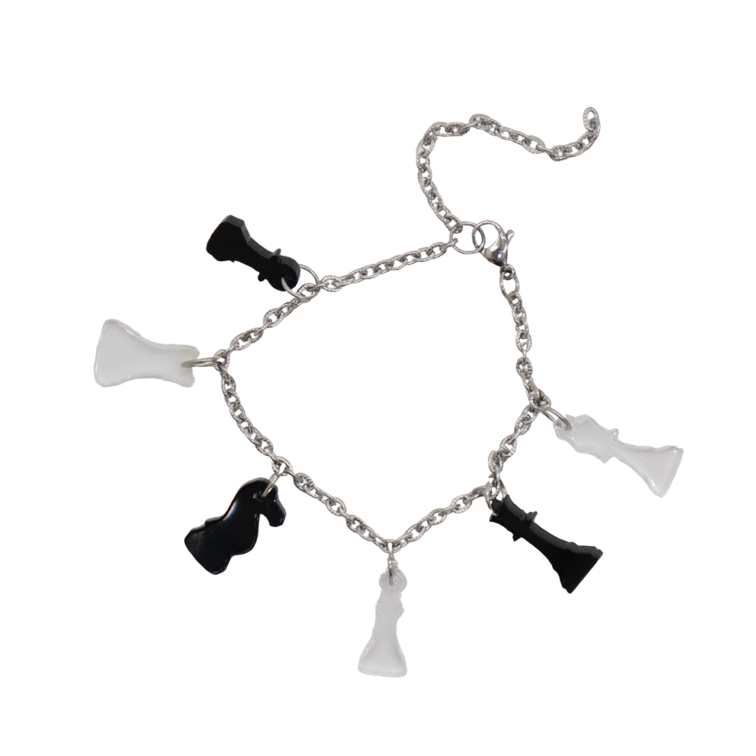 Charm Bracelet | Perspex | Chess Pieces