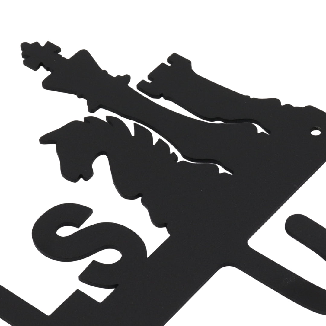 MEDAL HANGER | CHESS | 8 × Hooks | Black Powder Coated