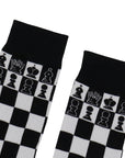 SOCKS | Chess Themed | Black, White & Blue