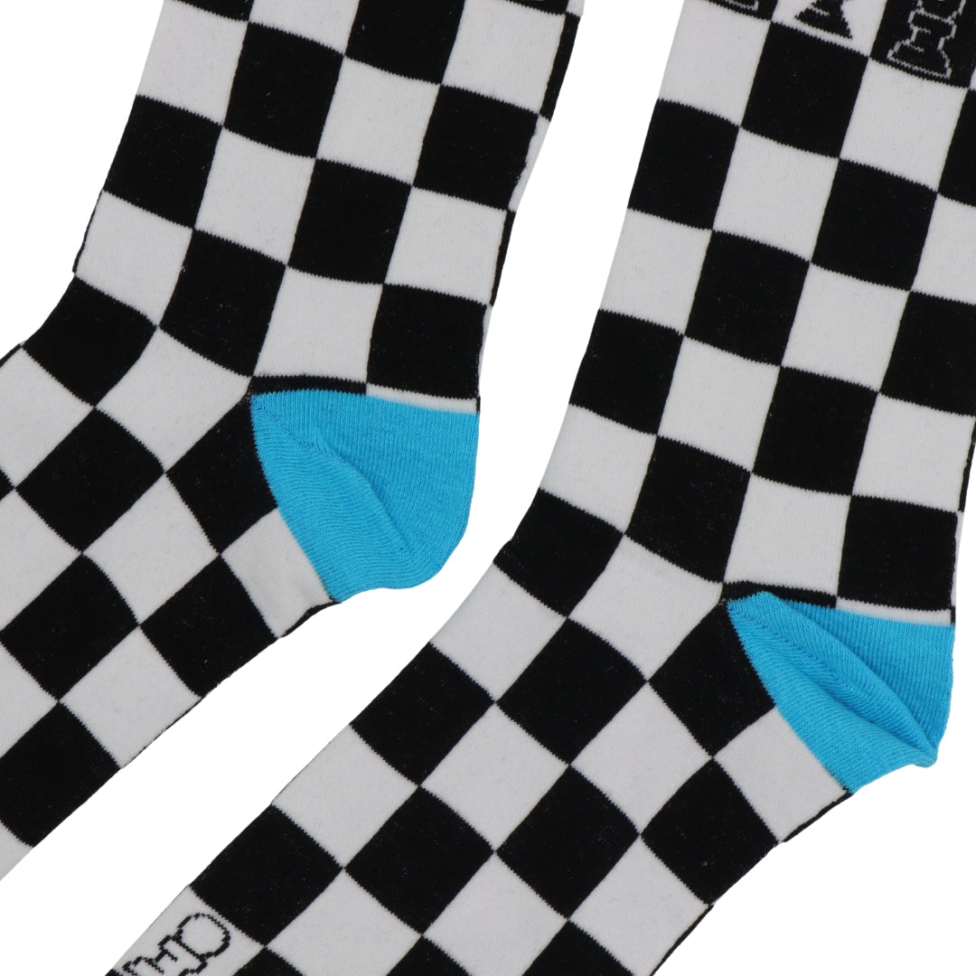 SOCKS | Chess Themed | Black, White &amp; Blue