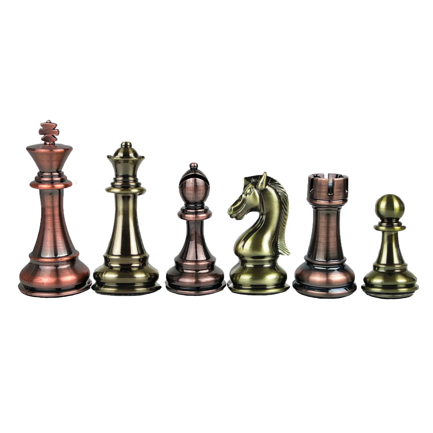 Traditional copper &amp; brass finish pieces &amp; Leather board | x large