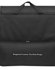 Back view of padded DGT carry bag for electronic chess board and accessories