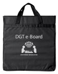 Back of DGT storage bag for electronic chess board with padded protection