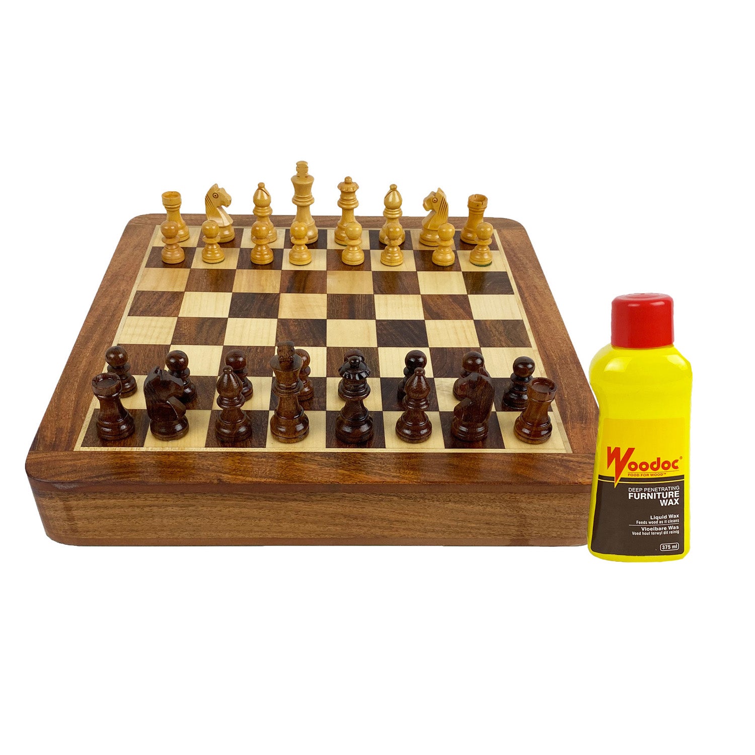 香木、バラエティセット Travel Chess Set | Wooden | Magnetic | 25cm – House of Chess