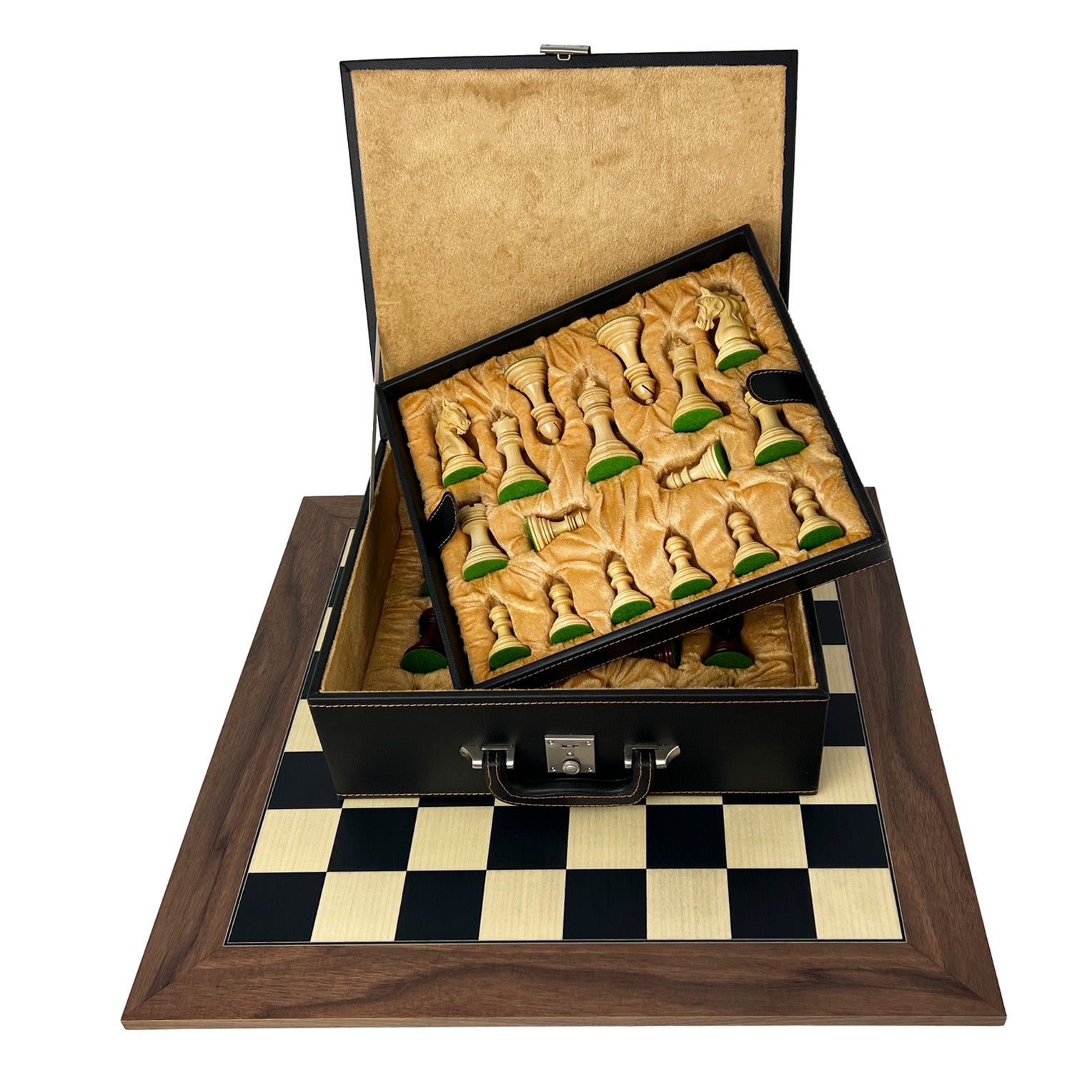 ENGLISH CAP | Black Poplar &amp; Sycamore board with Walnut border (xx large)