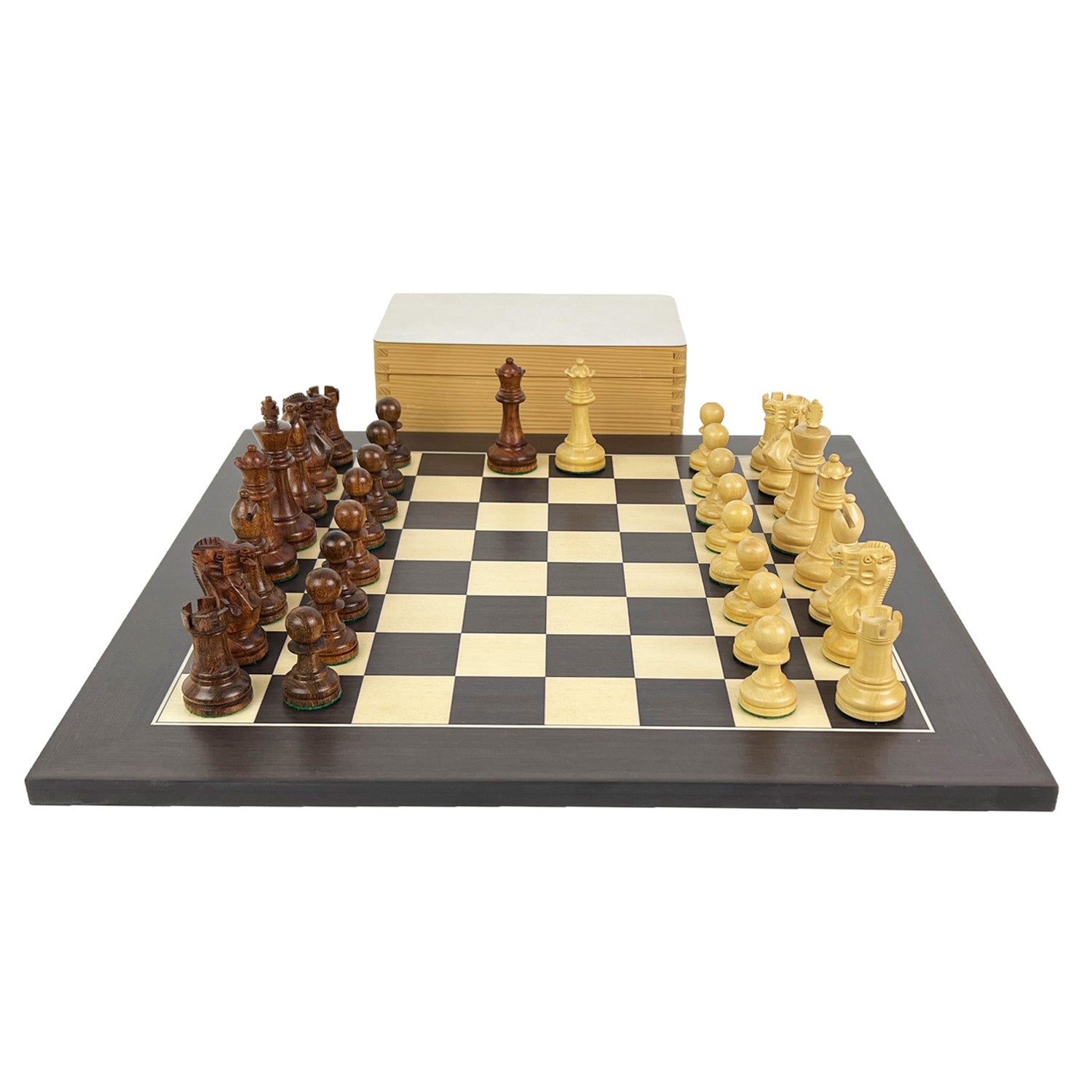 EXECUTIVE | Wenge & Maple Board (medium) – House of Chess