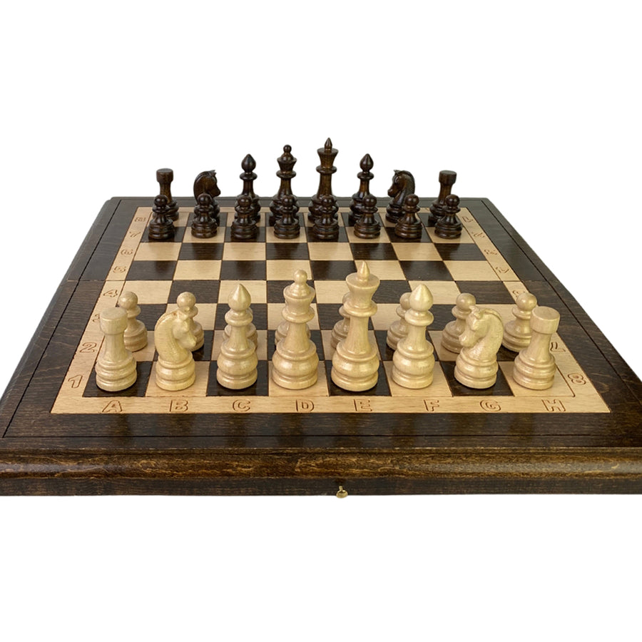 Chess Set | Solid Beech | Folding