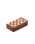 Travel Chess Set | Wooden | Magnetic | Folding | 18cm