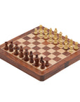 Travel Chess Set | Wooden | Magnetic | Folding | 25cm