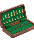 Travel Chess Set | Wooden | Magnetic | Folding | 25cm