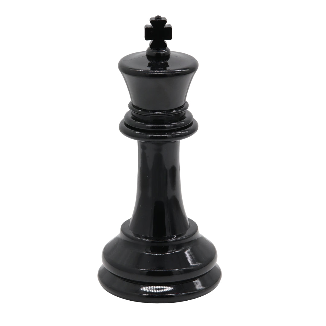 Giant plastic chess pieces 20cm black king